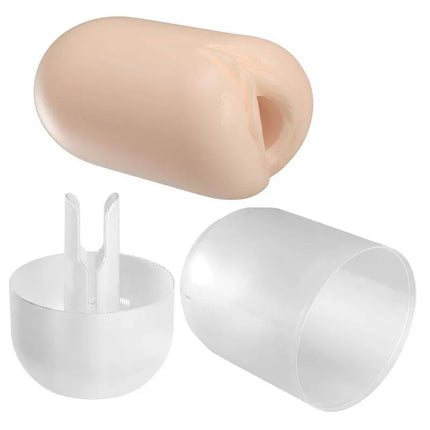 Masha Display 18 Men Masturbator components including CUPID X egg with case