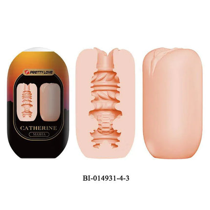 Masha Display 18 Men Masturbator featuring Catherine design with detailed interior texture for discreet pleasure
