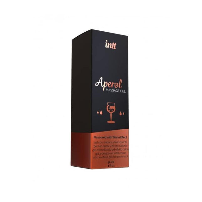 Massage Fel Aperol Flavor Heat Effect 30 ml gel perfect for intimate massage and oral sex with a sweet, kissable heat effect.