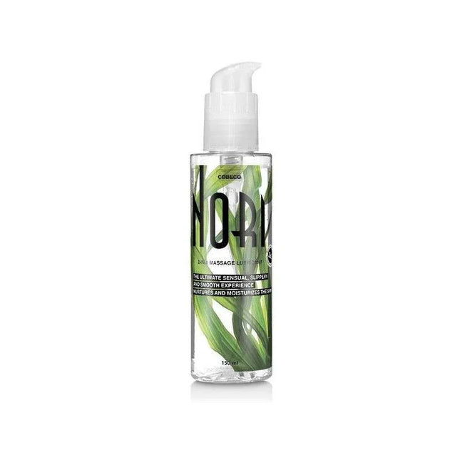 Massage Gel and Lubricant Nori 150 ml bottle, versatile 2-in-1 formula for relaxing massages and lubrication, 150 ml size.
