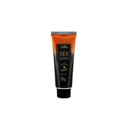 massage gel Romance 90 gr in black and orange tube with moisturizing and perfumed formula for enhancing intimate moments.