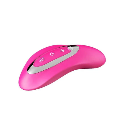 Massager Curve Fuchsia, sleek pink design with multi-function interface, offers precise stimulation with 7 vibration modes.