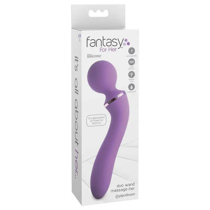 Massager Silicone USB 19.6 cm in packaging for stress relief and G-spot stimulation, waterproof, with 10 vibration patterns.
