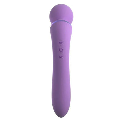 Purple Massager Silicone USB 19.6 cm with dual motors for stress relief and G-spot stimulation, waterproof and rechargeable