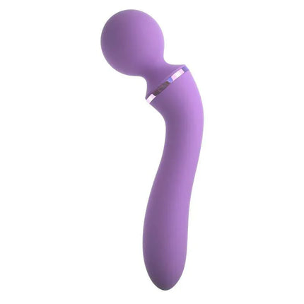 Massager Silicone USB 19.6 cm in purple with ergonomic design for targeted stress relief and G-spot stimulation.