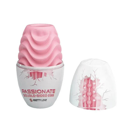 Masturbation Sleeve Passionate double-sided egg with soft, flexible interior for satisfying sensations.