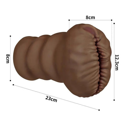 Masturbator Aliens Pie 2 with textured, handcrafted design and dimensions of 23cm length and 8cm width for immersive adult experience