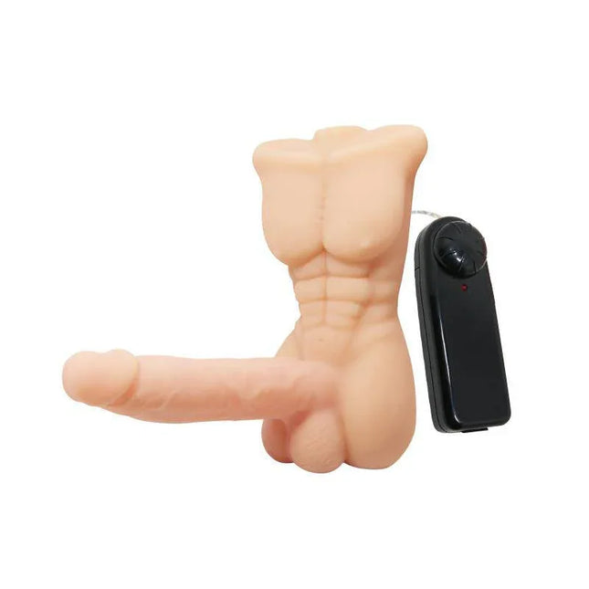 Masturbator Bigger Man Flesh with remote control, designed for realistic feel and hands-free use.