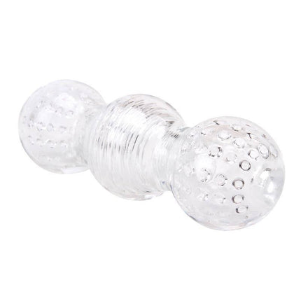 Masturbator Crystal Hand Job with textured design for enhanced sensation, made of odorless TPE, 14.7 cm x 5.1 cm size.