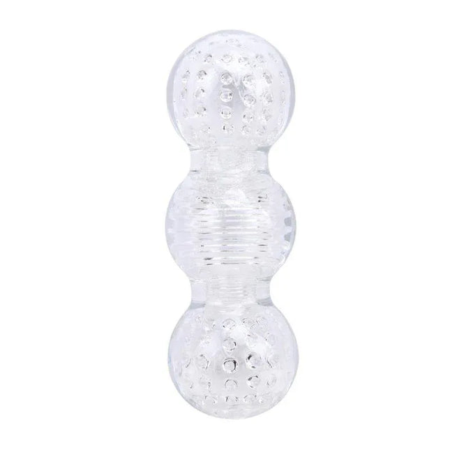 Masturbator Crystal Hand Job with textured design for enhanced sensation and intense stimulation, made of TPE material.