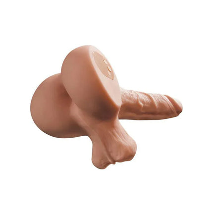 Masturbator Double Entry Dirty Talk Interactive with realistic design and innovative technology featuring a hi-fi speaker and powerful vibration.