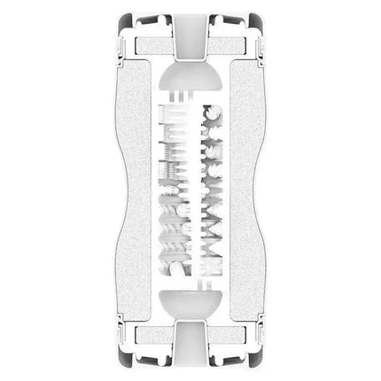 Masturbator Dual Feel Cup with two-cavity design for dual sensations and maximum hygiene, perfect for discreet solo play.