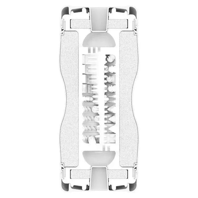 Masturbator Dual Feel Cup with two-cavity design for dual sensations and maximum hygiene, perfect for discreet solo play.