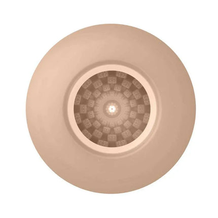 Masturbator Egg II Orange for Ultimate Pleasure, inside view of flexible design for enhanced solo experience.