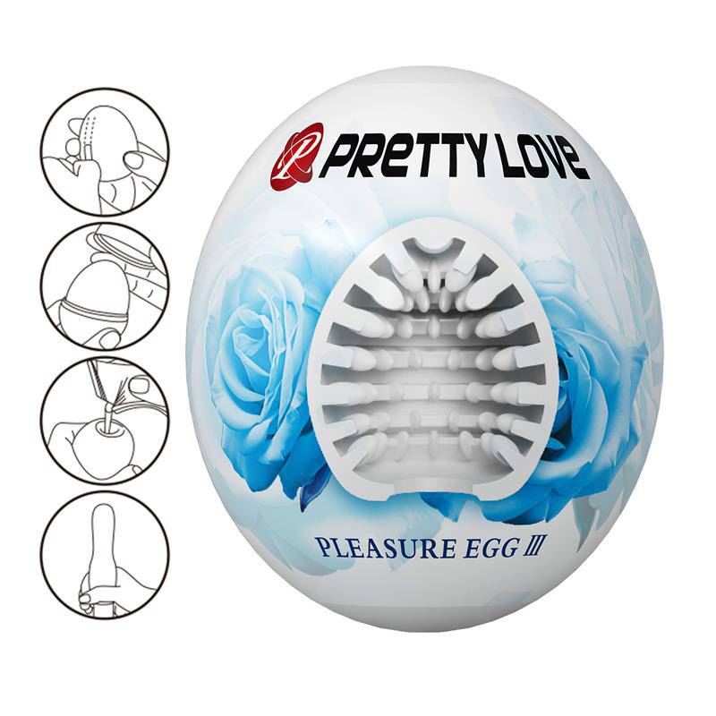 Masturbator Egg III White: Flexible Solo Pleasure - secretsextoys.store