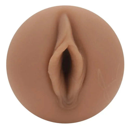 Masturbator Janice Griffith Eden Pussy chocolate toned Fleshlight sleeve with lifelike vagina design for realistic solo experiences.