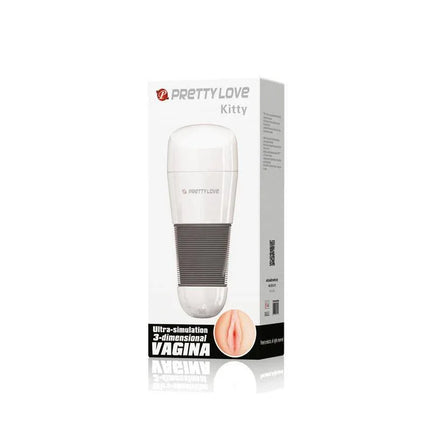 Masturbator Kitty White Vagina in packaging on display