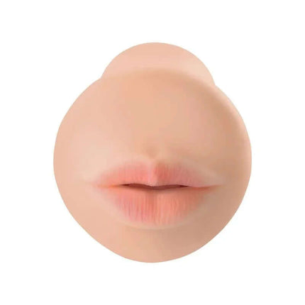 Masturbator Mouth Deep Throat in lifelike FantaFlesh design, featuring soft and realistic texture for discreet travel-friendly pleasure.
