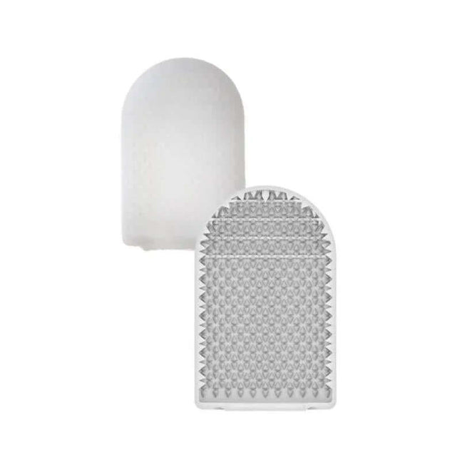 Masturbator Pocket Crystal Mist mitten-style manual masturbator with textured inner design for discreet solo use.