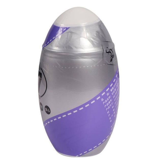 Masturbator Rainbow Purple, discreet travel-friendly sexual wellness device with vagina-shaped sleeve for realistic pleasure.