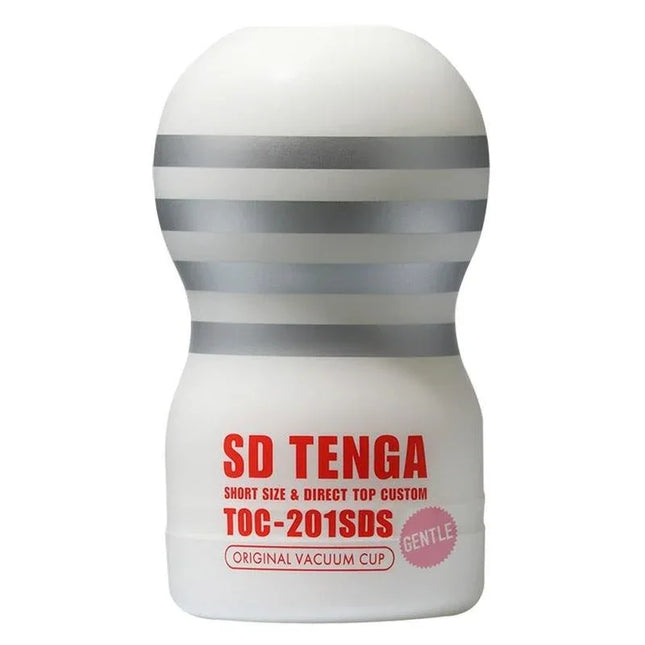 Masturbator SD Tenga Vacuum Cup Gentle ergonomic design with gentle suction for targeted pleasure, ideal for travelers.