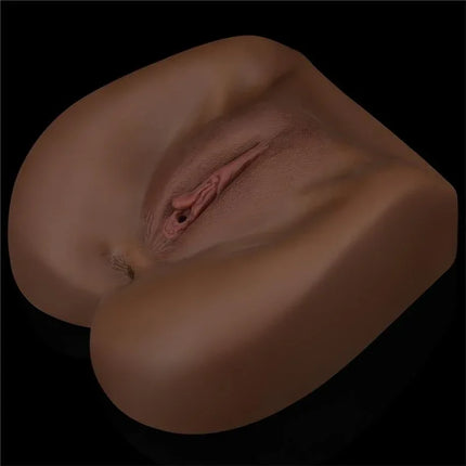 Masturbator Streetgirls 1 with lifelike design featuring dual textured tunnels for varied stimulation on a dark background