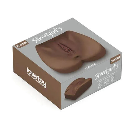 Box of Lovetoy Masturbator Streetgirls 1 featuring realistic design for lifelike solo pleasure and intimate exploration.