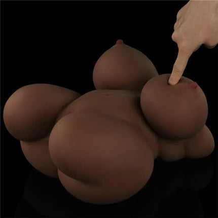 Masturbator Streetgirls 6 with tactile feel and dual insertions for varied stimulation on display against a dark background.