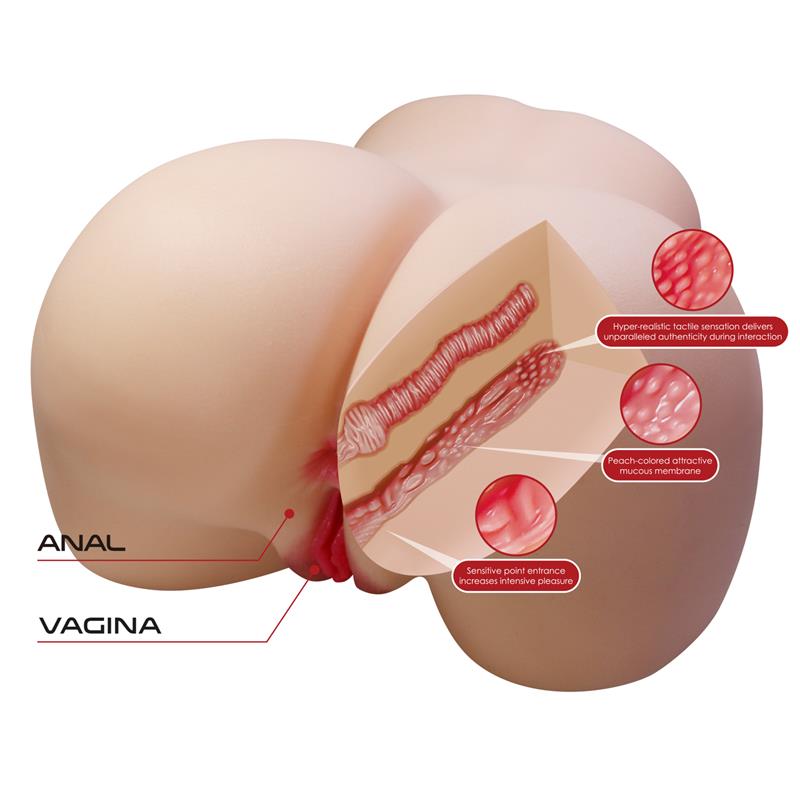 Masturbator Vagina and Ass 11kg - secretsextoys.store