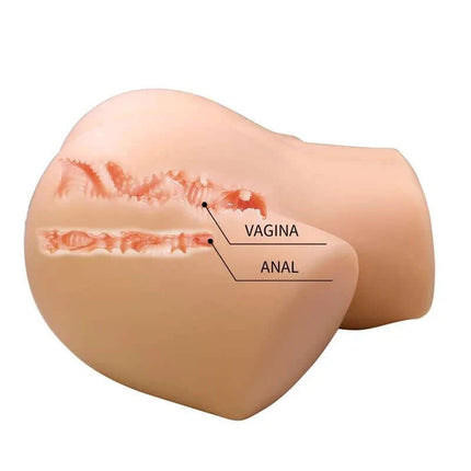 Masturbator Vagina and Ass 7 kg 3D TPE design featuring realistic texture.