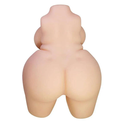 Masturbator Vagina and Ass 7.5 kg, realistic dual-opening TPR stimulator for lifelike solo sessions - 28x37.5x18 cm