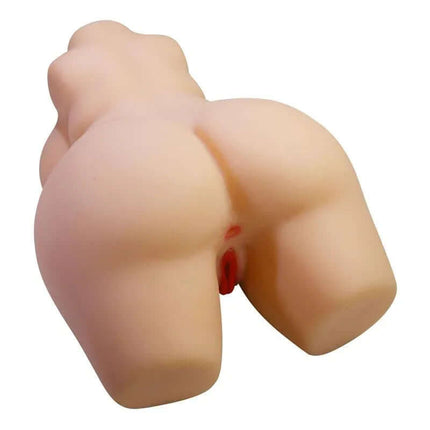 Masturbator Vagina and Ass 7.5 kg, realistic dual-opening TPR stimulator for lifelike solo sessions, premium solo stimulation device.