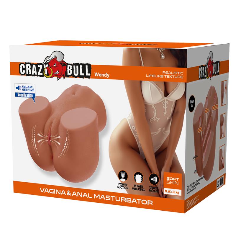 Masturbator with Vibration, Suction Efect and Voice 11 kg - secretsextoys.store