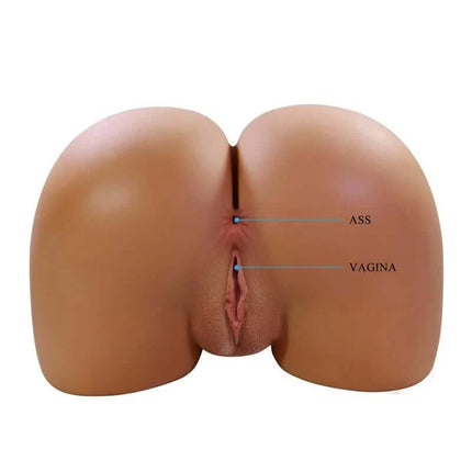 Masturbator with Vibration, Suction Efect and Voice 11 kg - realistic 3D design with TPE for lifelike adult experience
