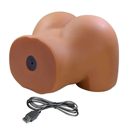 Masturbator with Vibration, Suction Efect and Voice 11 kg with realistic 3D design and USB cable.