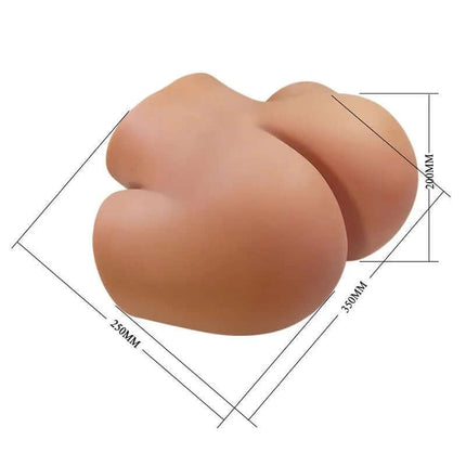 Masturbator with Vibration, Suction Effect and Voice 6.775 kg with realistic 3D design and dual openings, features lifelike look and feel.
