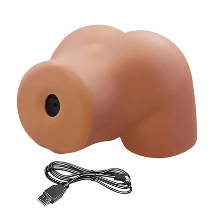 Masturbator with Vibration, Suction Effect and Voice 6.775 kg with USB charging cable displayed