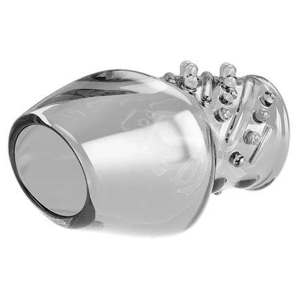 Matias Penis Sleeve Flexible TPR construction with raincoat-inspired design for enhanced pleasure and durability.