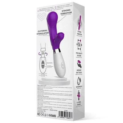 Maverdick Vibe Silicone Purple with ergonomic handle and dual stimulation features in premium packaging