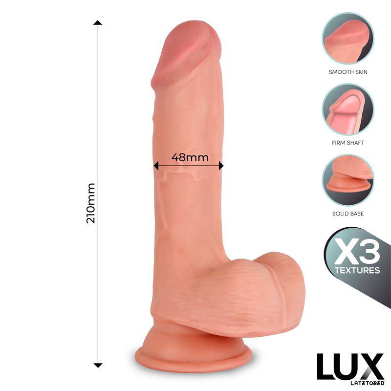 Max Triple Density Dildo with Balls 8.2 - secretsextoys.store