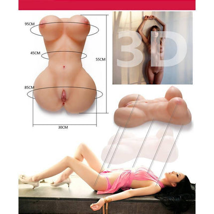 Image of Mega Masturbator Fuck Me Bear 3D, showcasing life-size realistic design for adults seeking high-fidelity solo experiences.