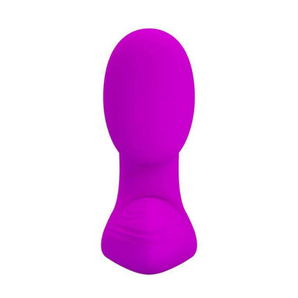 Melvin Vibrating But Plug with Remote in pink, featuring dual motors for perineum and prostate stimulation, ideal for solo or shared play.