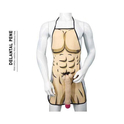 Men's Funny Bachelor Party Apron with erotic design by DIVERTY SEX, perfect for humor and fun at parties or barbecues.