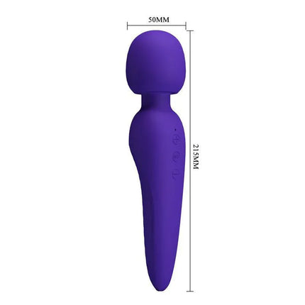 Meredith Massager Wand Violet, premium handheld massager with powerful motor, 5 speeds, and deep relief vibration features.