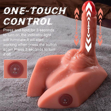 Michael Masturbator with Thrusting and Vibration 2.57 kg displaying one-touch control feature