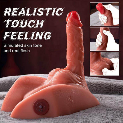 Michael Masturbator with Thrusting and Vibration 2.57 kg showcasing realistic touch and simulated skin tone for enhanced intimacy.