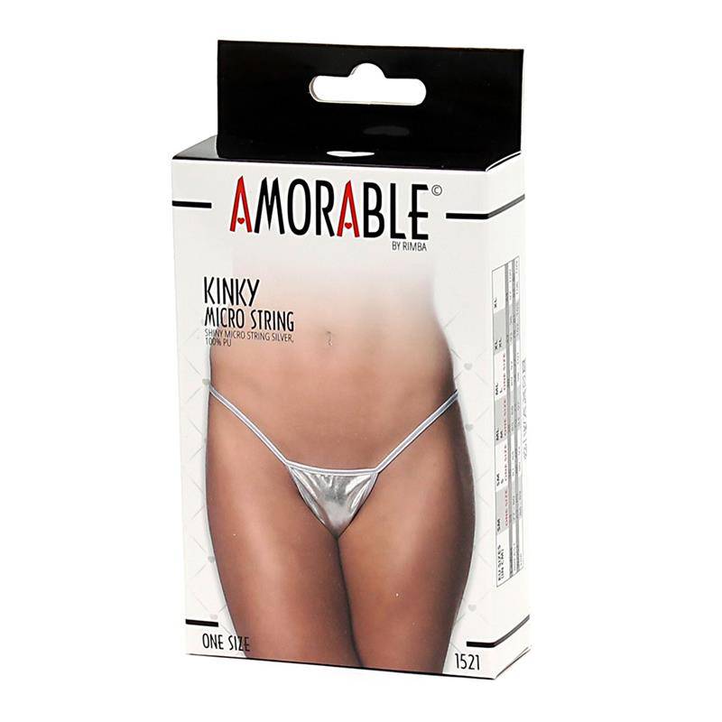 Micro Thong Silver Plated One Size - secretsextoys.store