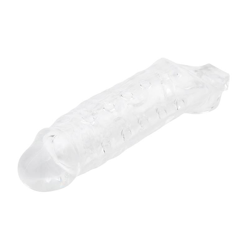 Mighty Sleeve With Ball Loop Clear - secretsextoys.store