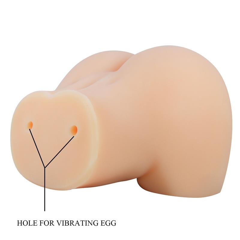 Mila Vibrating Realistic Masturbator Vagina and Anus - secretsextoys.store
