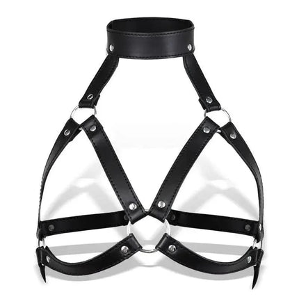 Milenia Breast Harness for Bondage with O-ring design, featuring premium straps for style and comfort in bondage play.